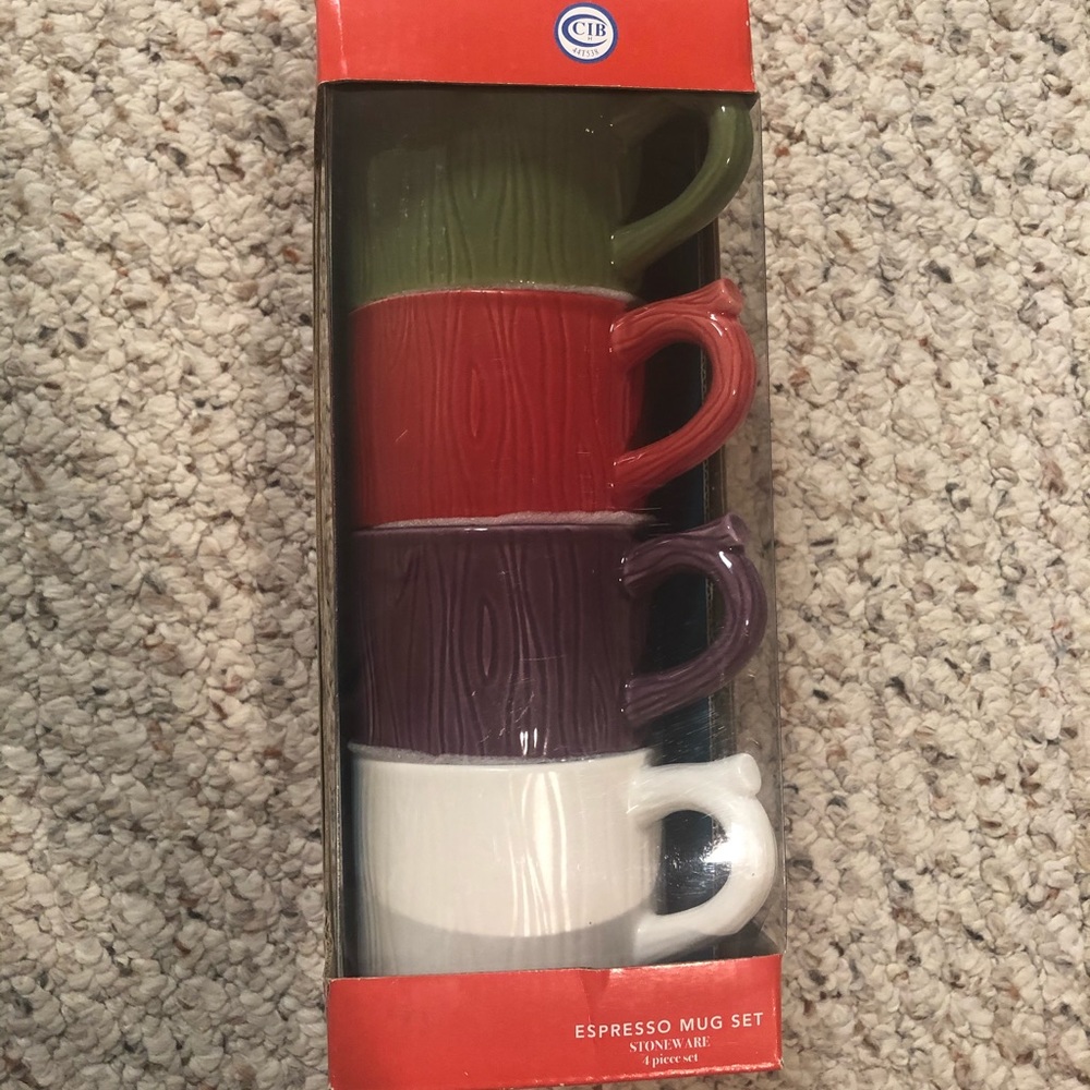 Coffee mug set stoneware (4 piece set) Target